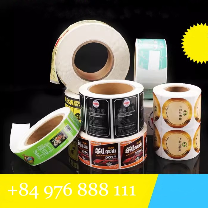 Custom sticker rolls wholesale