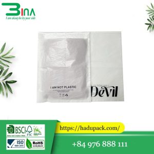 White tissue paper packaging