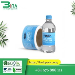 In tem nhãn chai nước