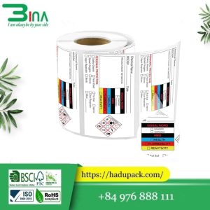 Tem nhãn hoá chất