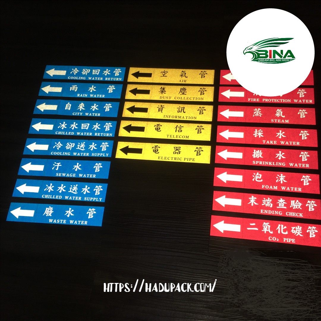 In tem decal phản quang In tem decal phản quang