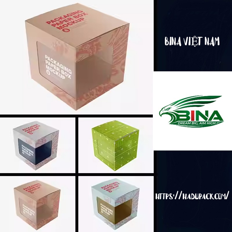 Hộp giấy có cửa sổ Hộp giấy có cửa sổ