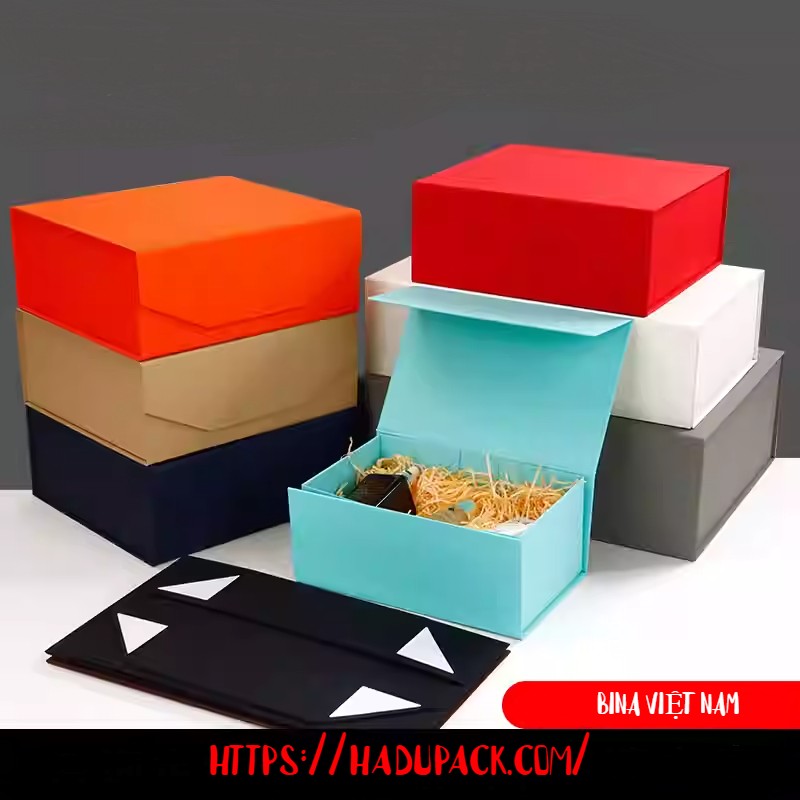 Hộp giấy nắp gài Hộp giấy nắp gài